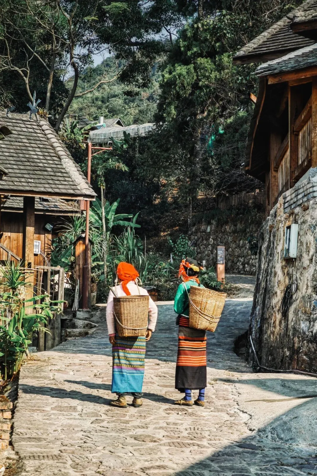 景迈山的村落，保留了最为传统的建筑 摄影/社长的旅行日常